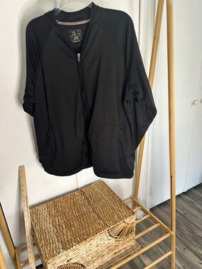 Women’s Black Zip-Up Jacket uniform